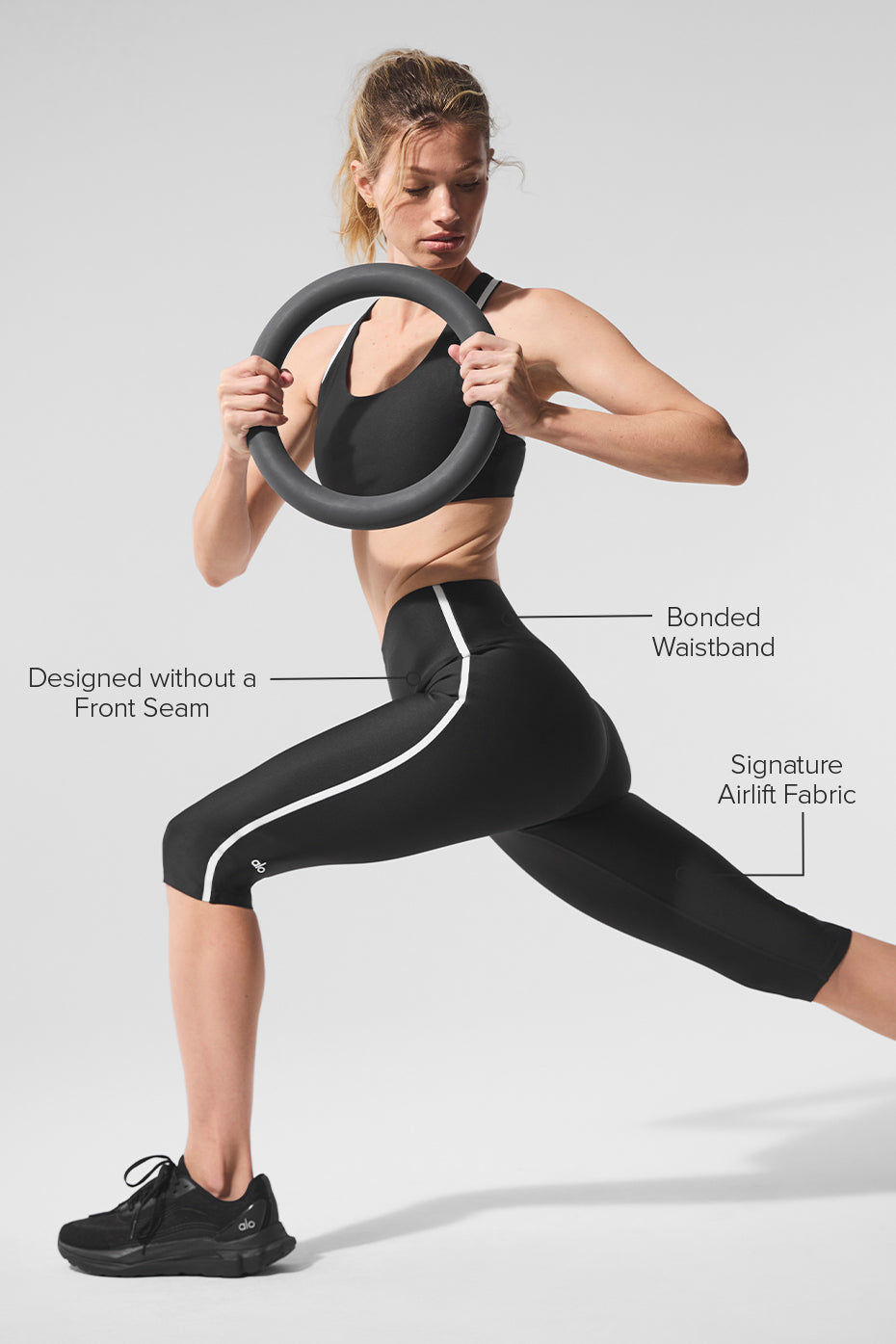 Airlift High-Waist Super Sleek Contrast Capri