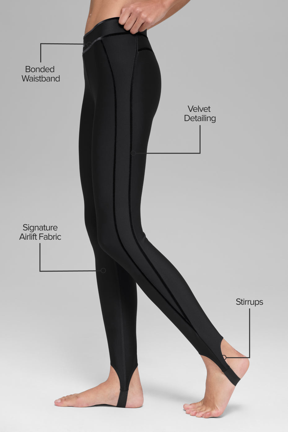 Airlift High-Waist Love Language Stirrup Legging