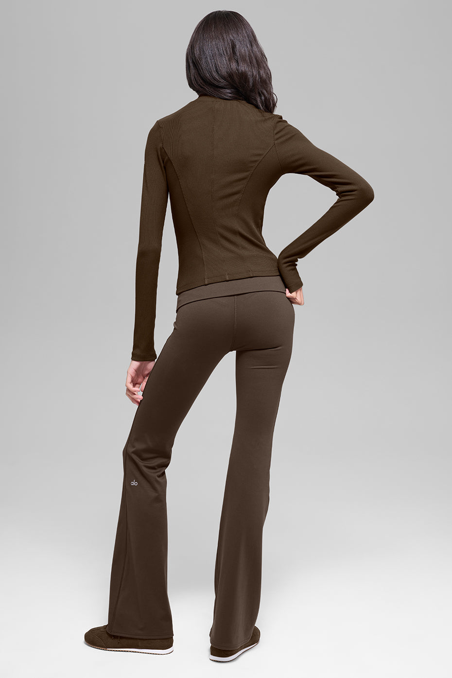 ALO Softsculpt Foldover Flare Legging