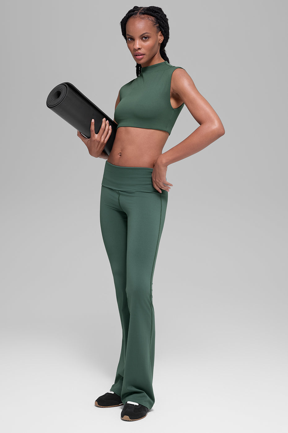 ALO Softsculpt Foldover Flare Legging