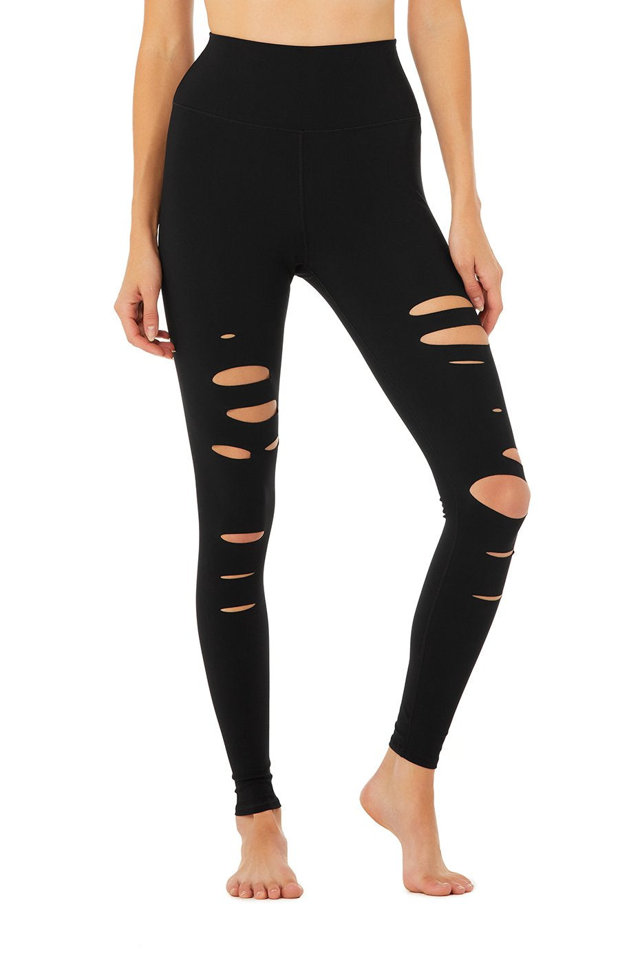 High-Waist Ripped Warrior Legging