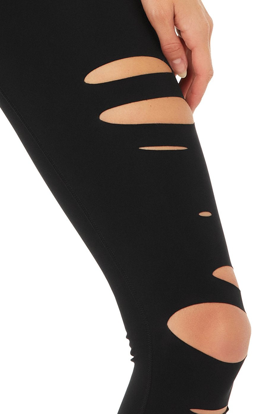 High-Waist Ripped Warrior Legging