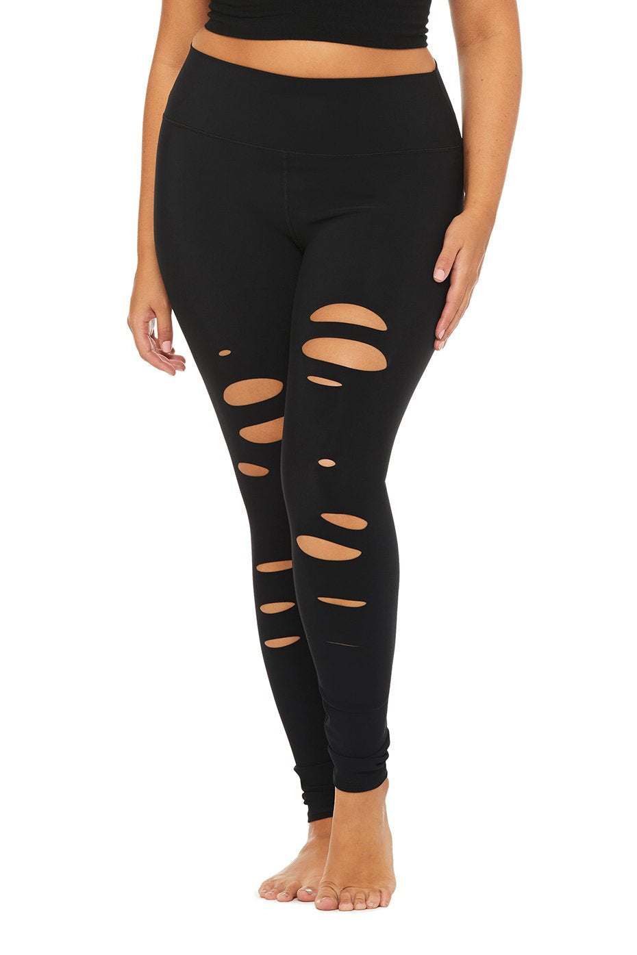High-Waist Ripped Warrior Legging