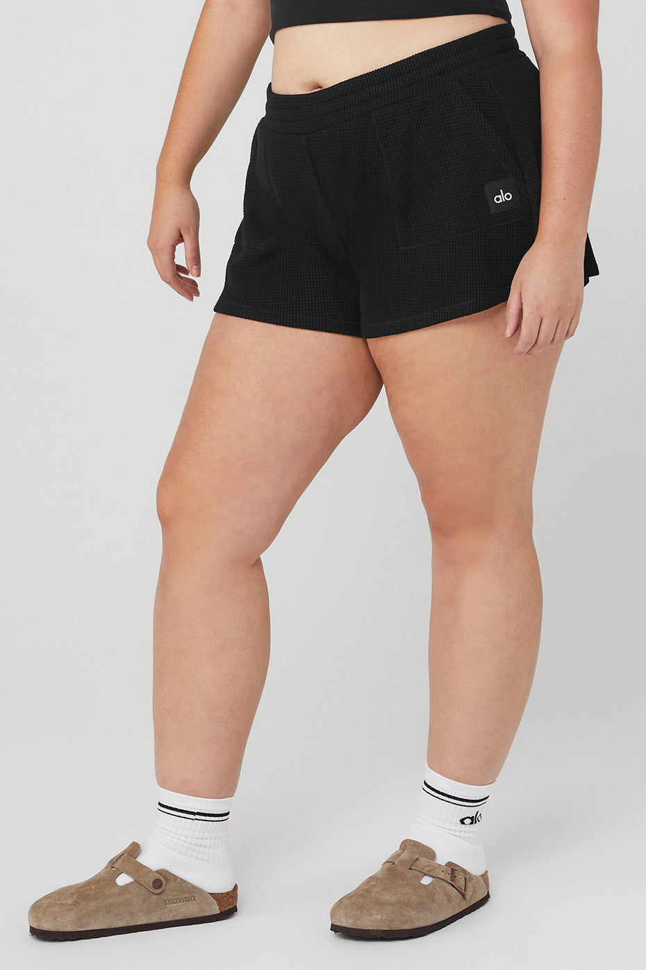 Waffle High-Waist Weekend Escape Short