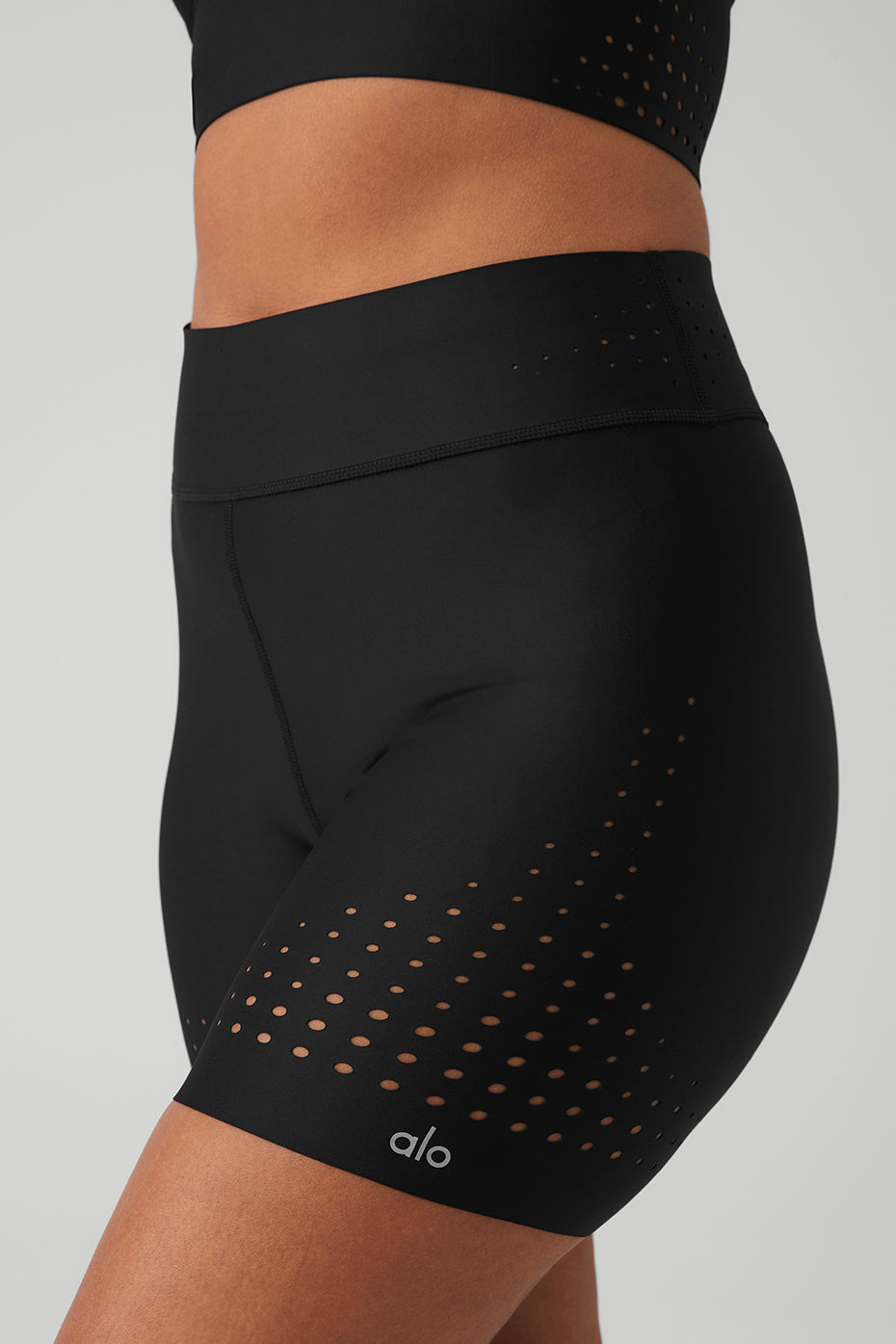 5" Airlift High-Waist Laser Cut Speedy Short