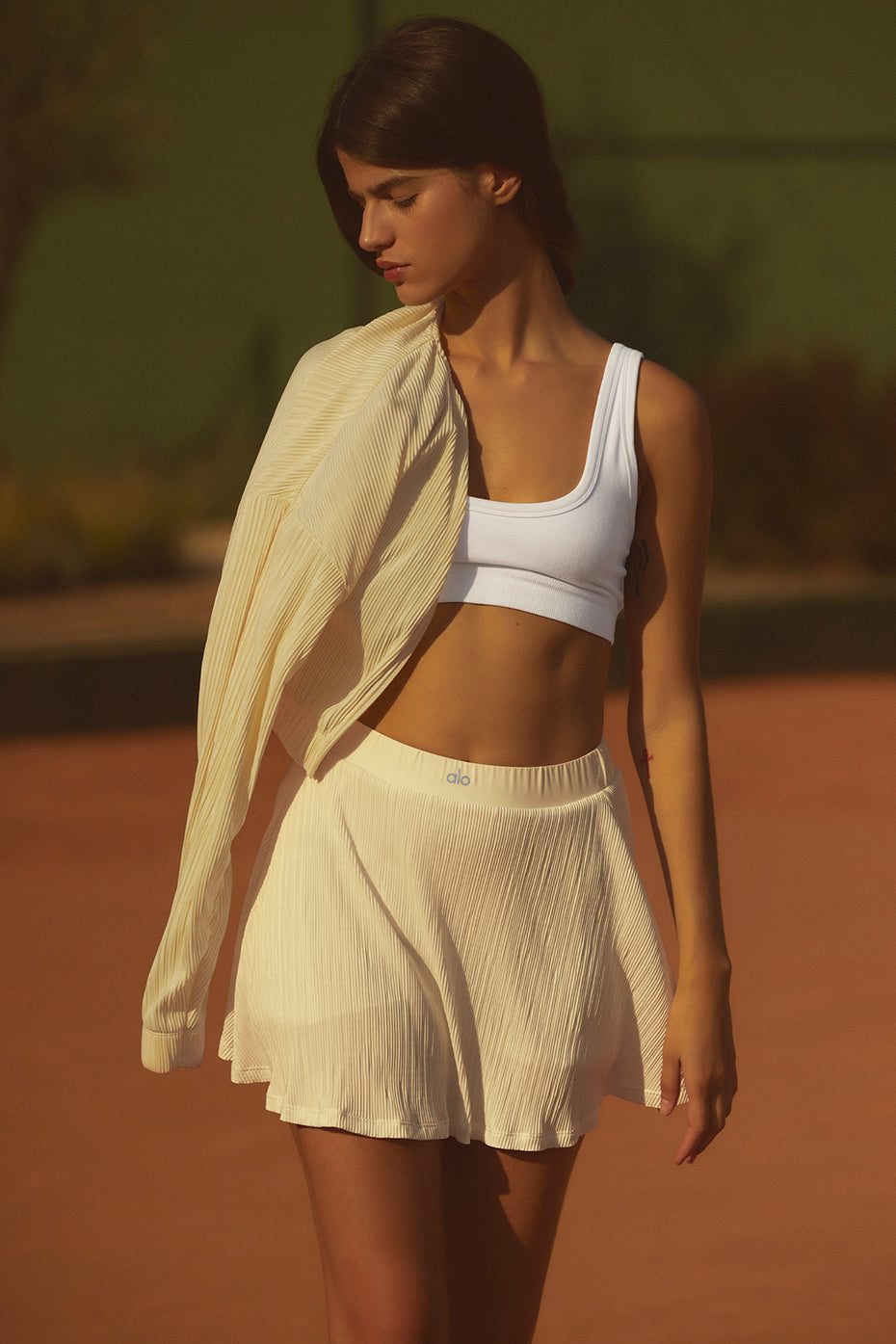 Micro Plisse Tennis Skirt