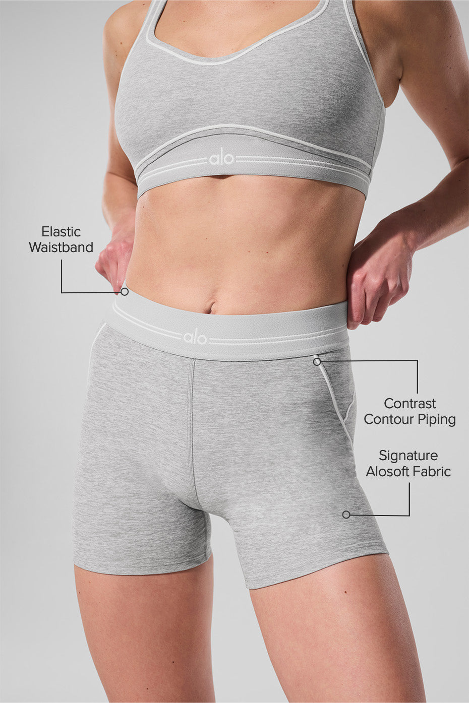 4” Alosoft High-Waist Heart Throb Short