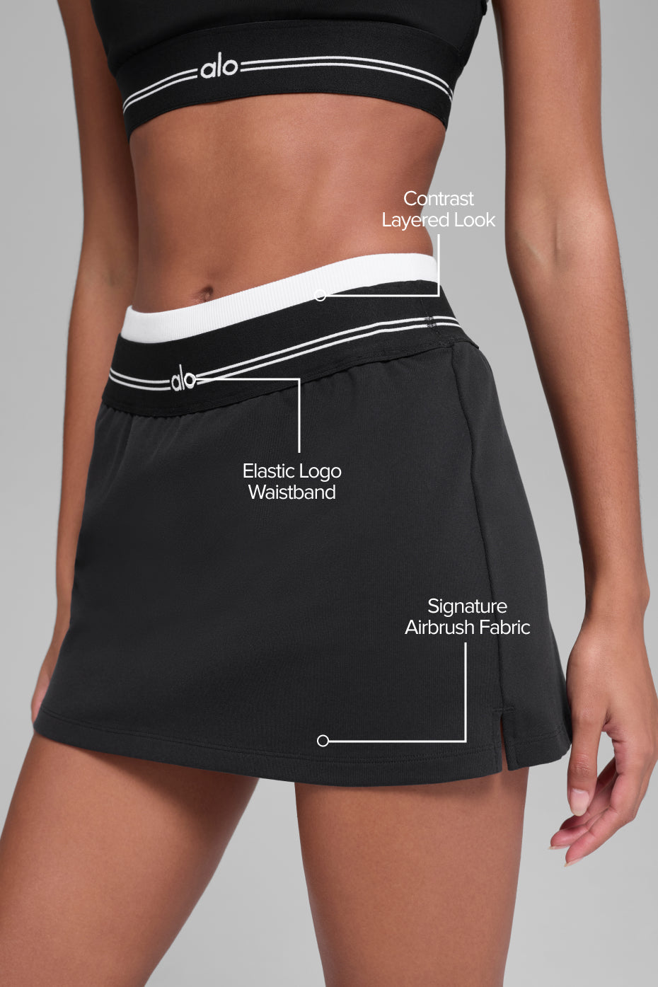 Airbrush Better Together Tennis Skirt