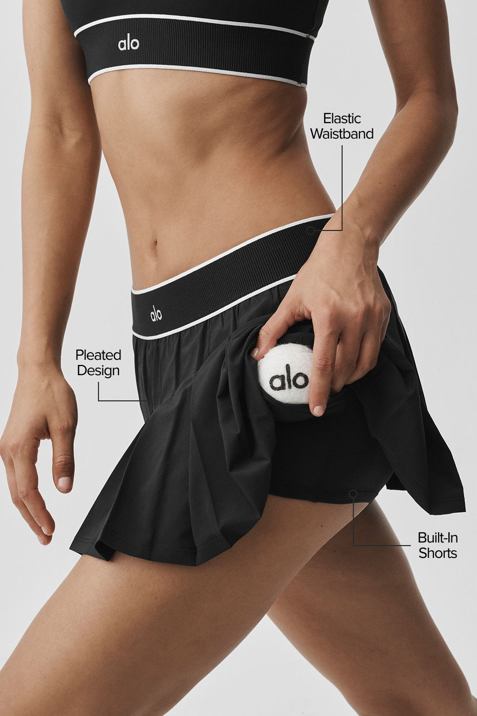 Low-Rise Amp It Up Tennis Skirt