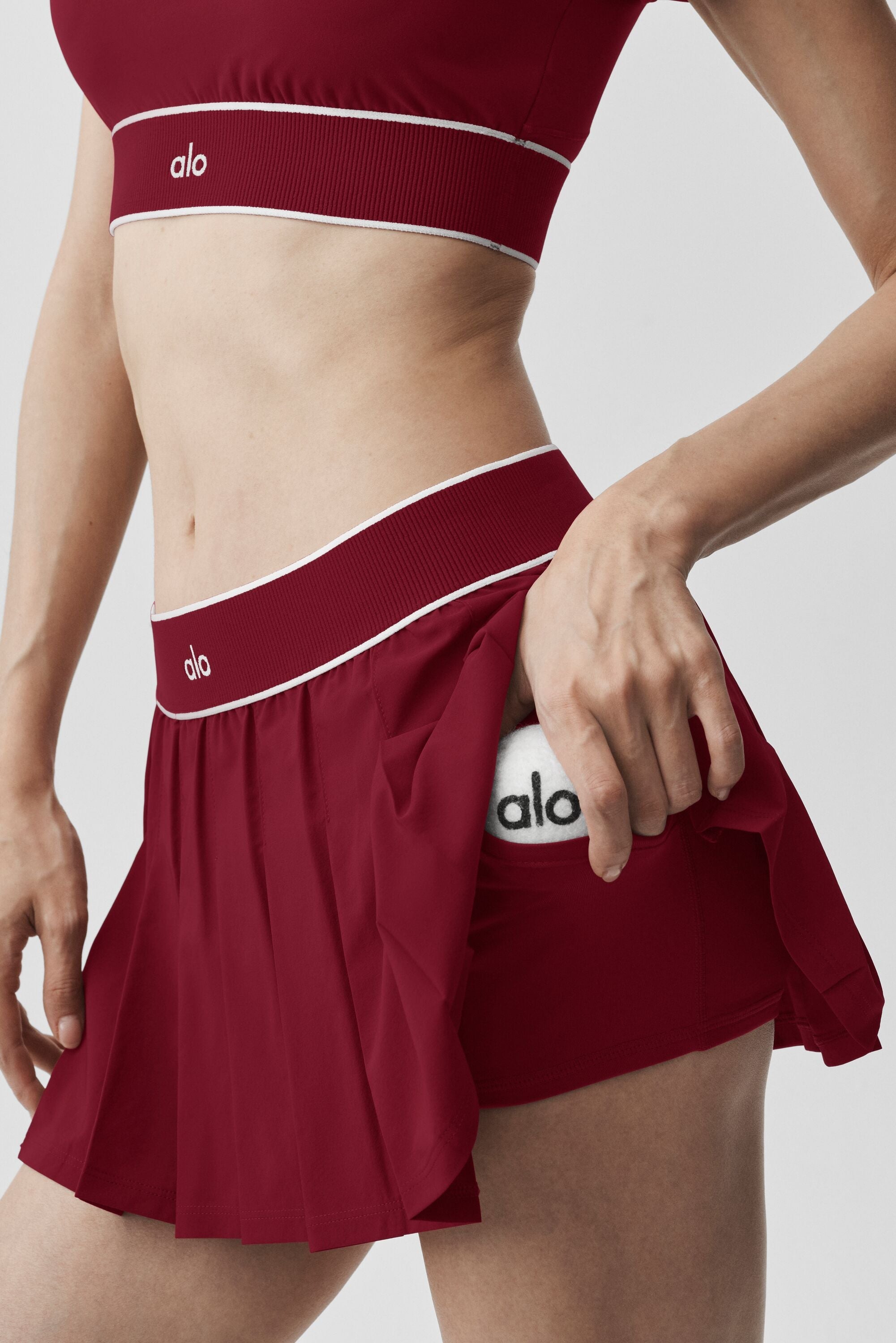 Low-Rise Amp It Up Tennis Skirt