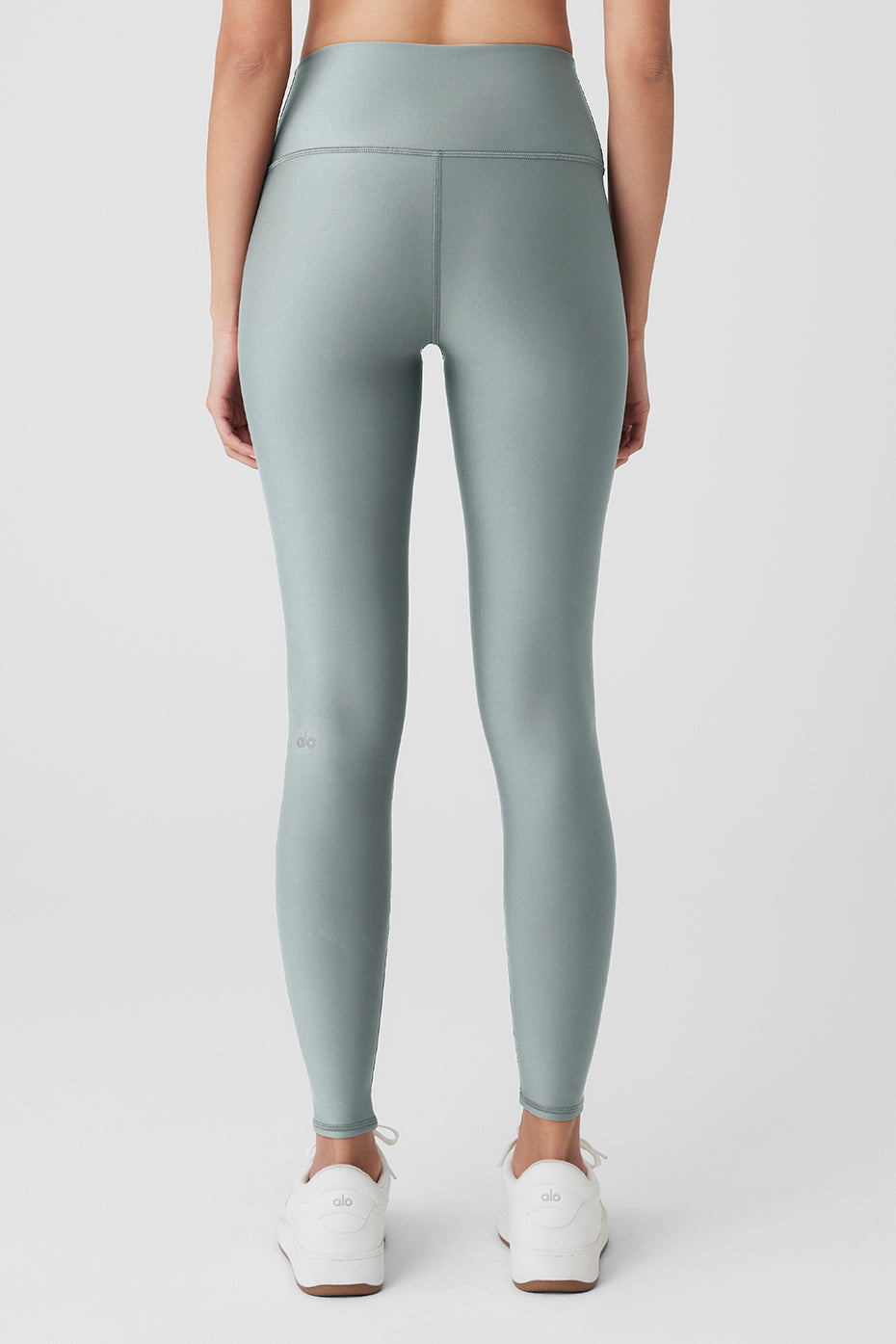 Airlift Winter Warm High-Waist Legging in teal color, featuring a second-skin fit and high-waisted design.