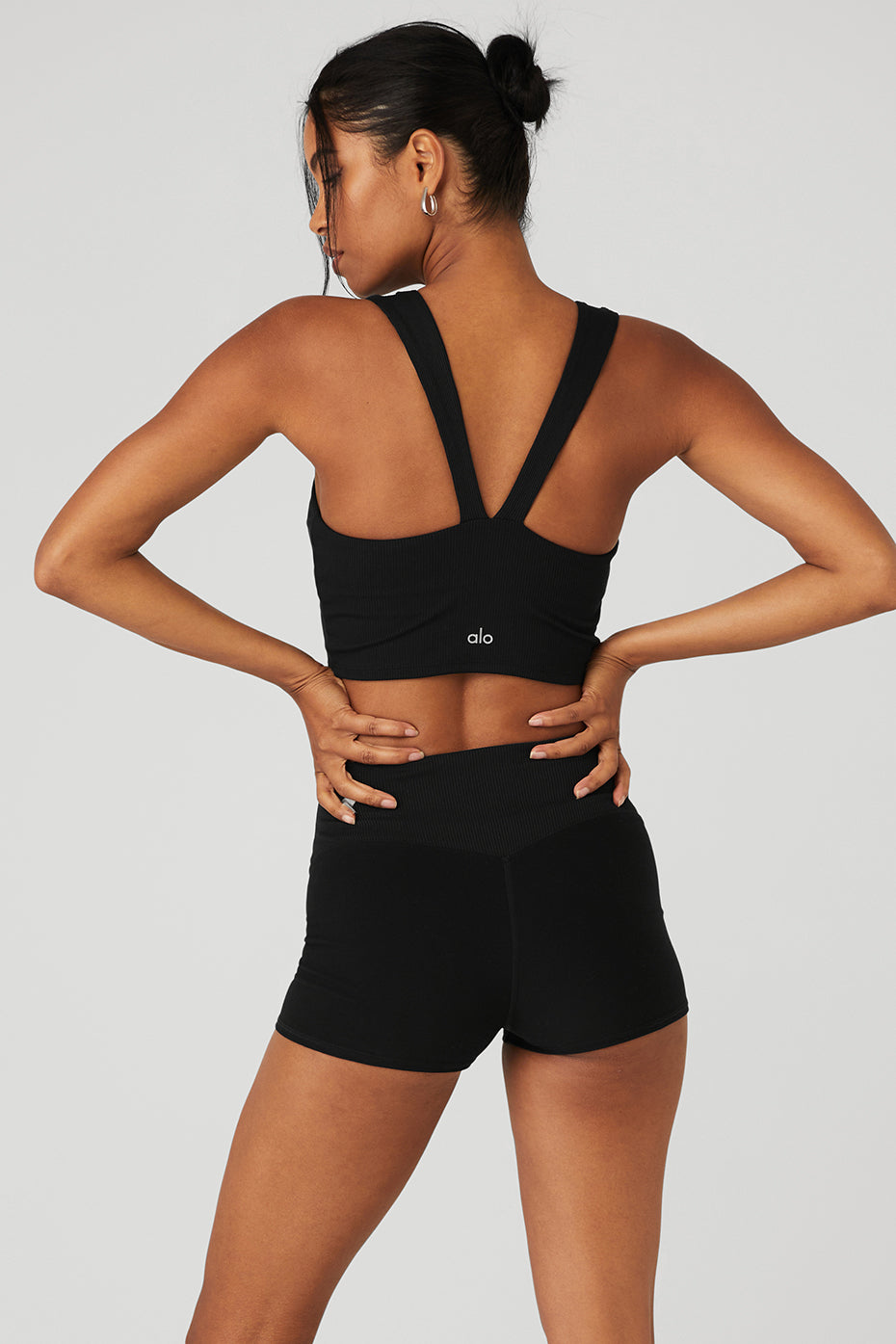 Alosoft Ribbed Chic Bra Tank