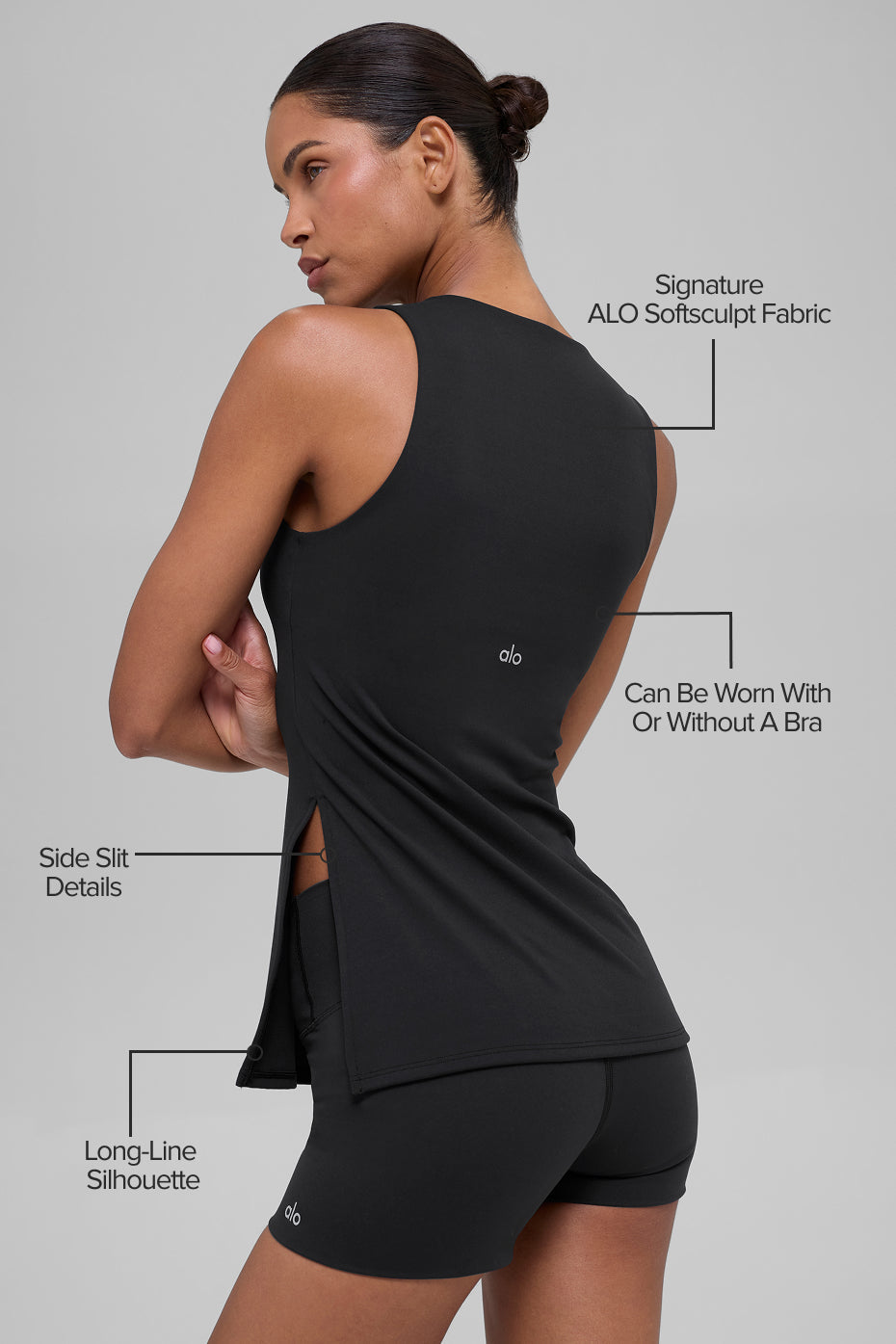 ALO Softsculpt Precision Full Length Bra Tank