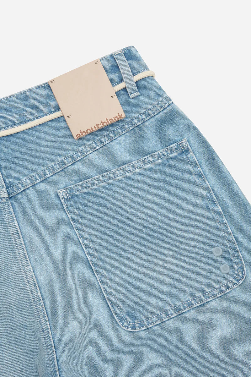 Wide leg denim