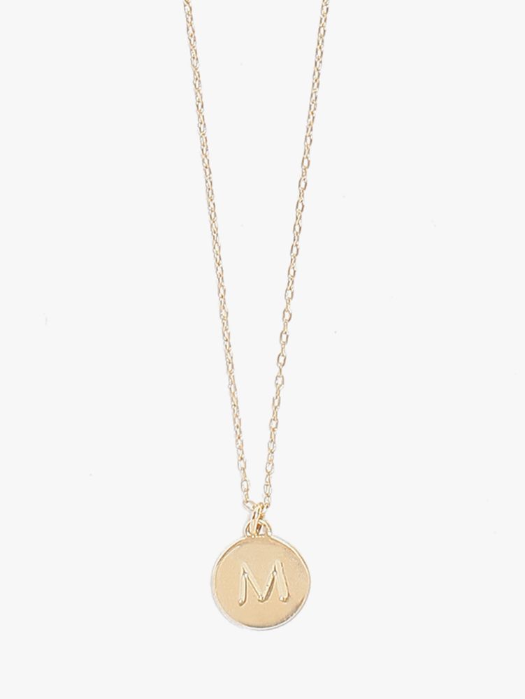 Initial M Mini Pendant