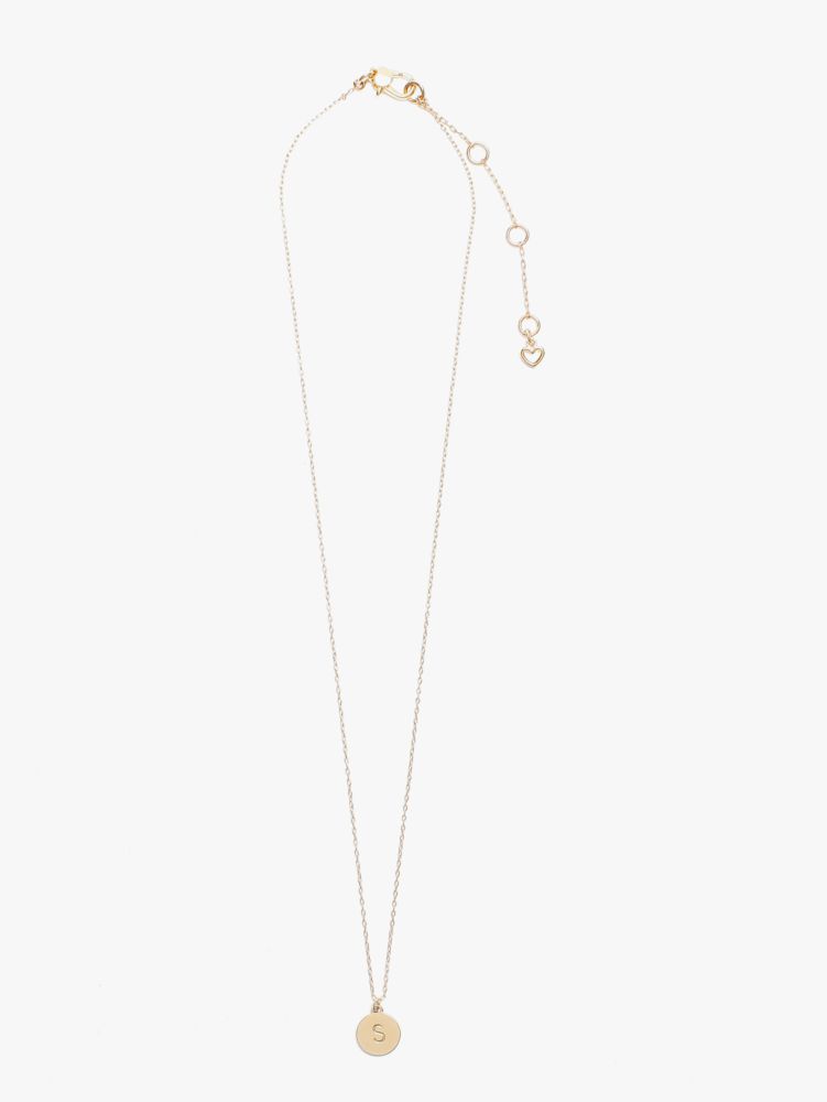 Initial S Mini Pendant