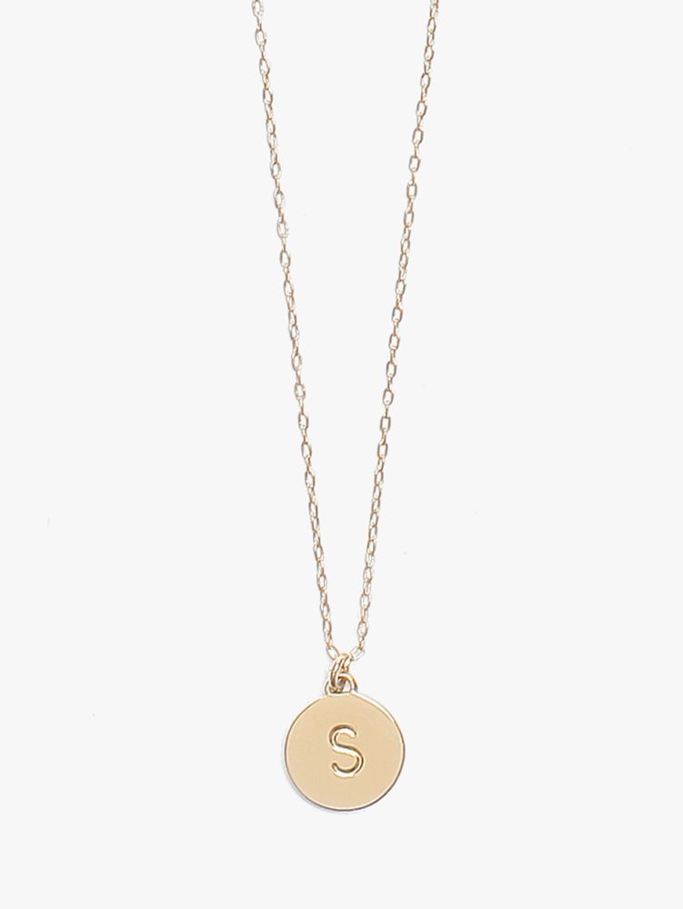 Initial S Mini Pendant