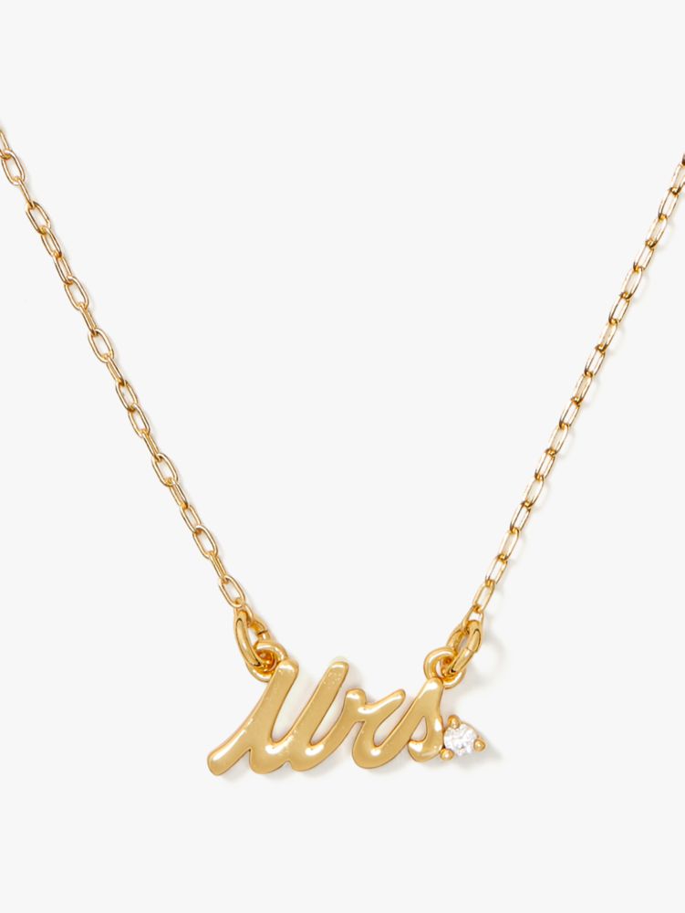 Say Yes Mrs Necklace