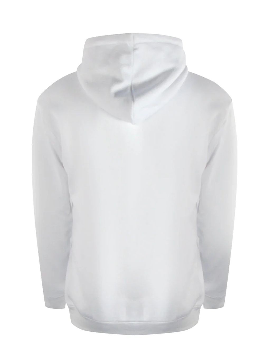 Love Moschino Plain Logo White Hoodie