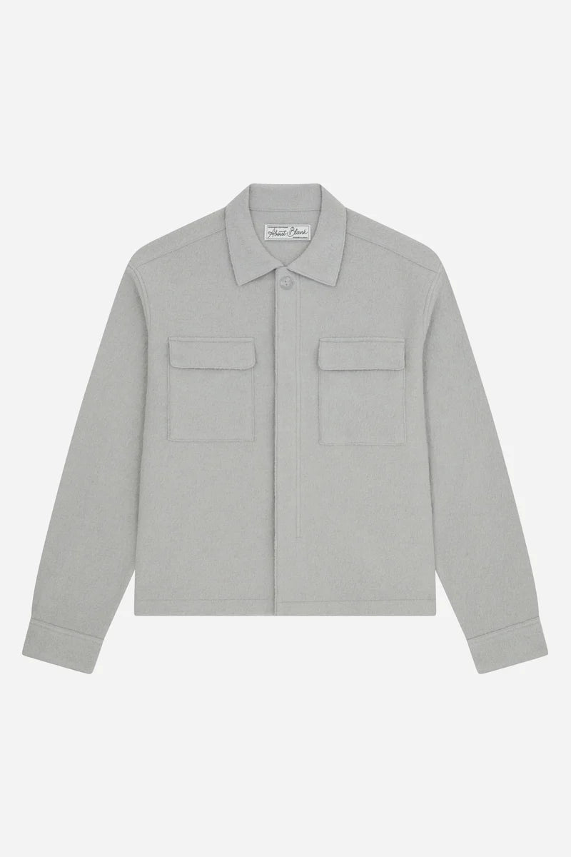 Wool overshirt - grey