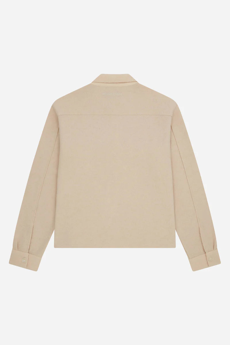 Wool overshirt - sand