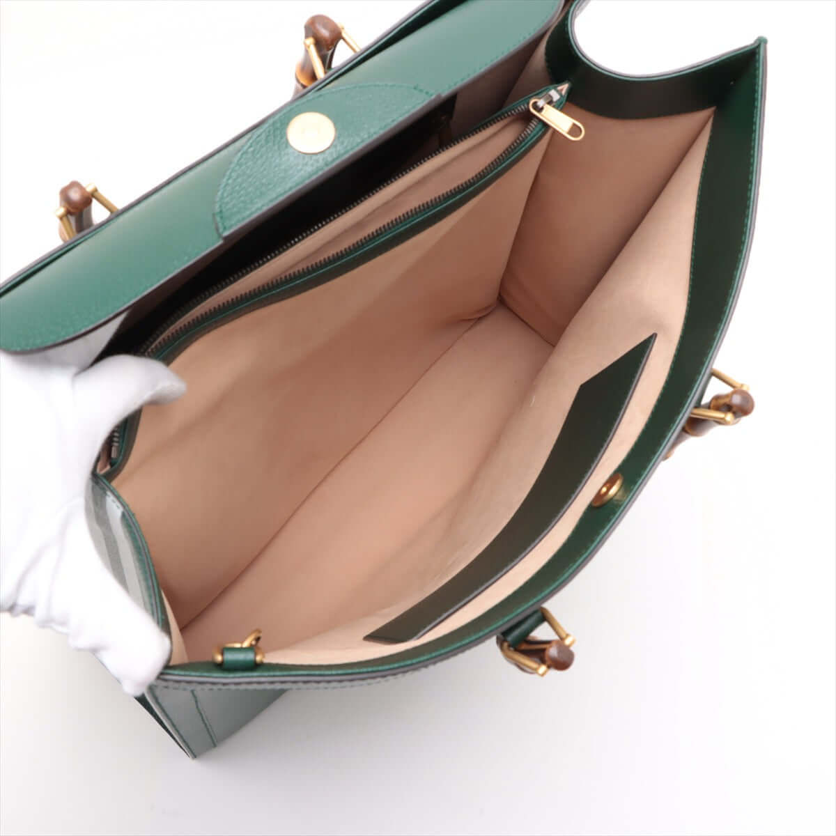 Gucci Gucci Bamboo Diana adidas tote bag Green - Bags | Shop From The Mirage