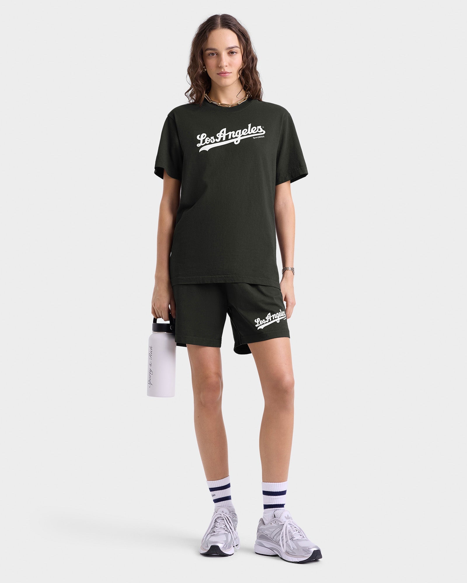 Dodgers T-Shirt - Faded Black/White