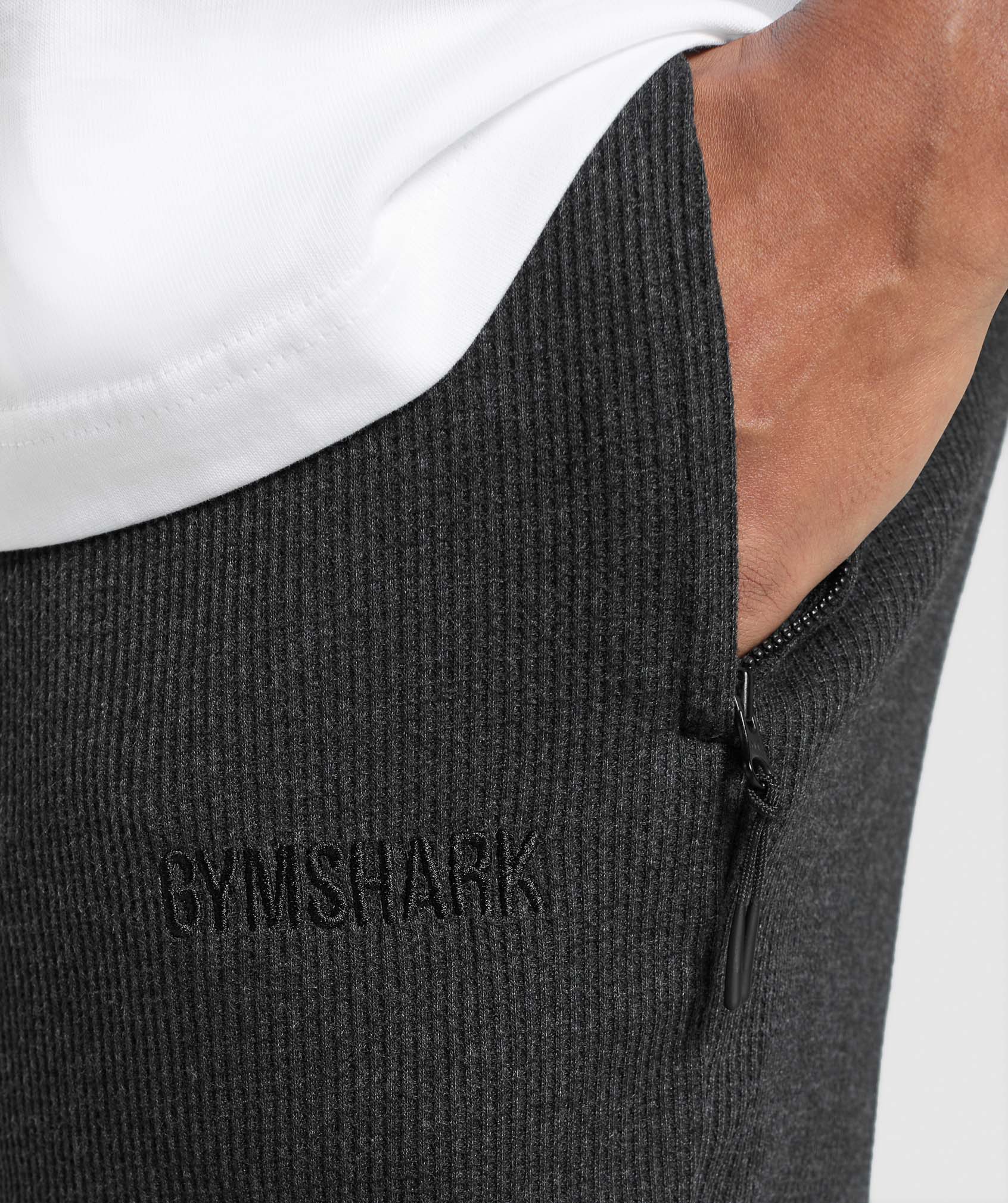 Gymshark Waffle Shorts - Black