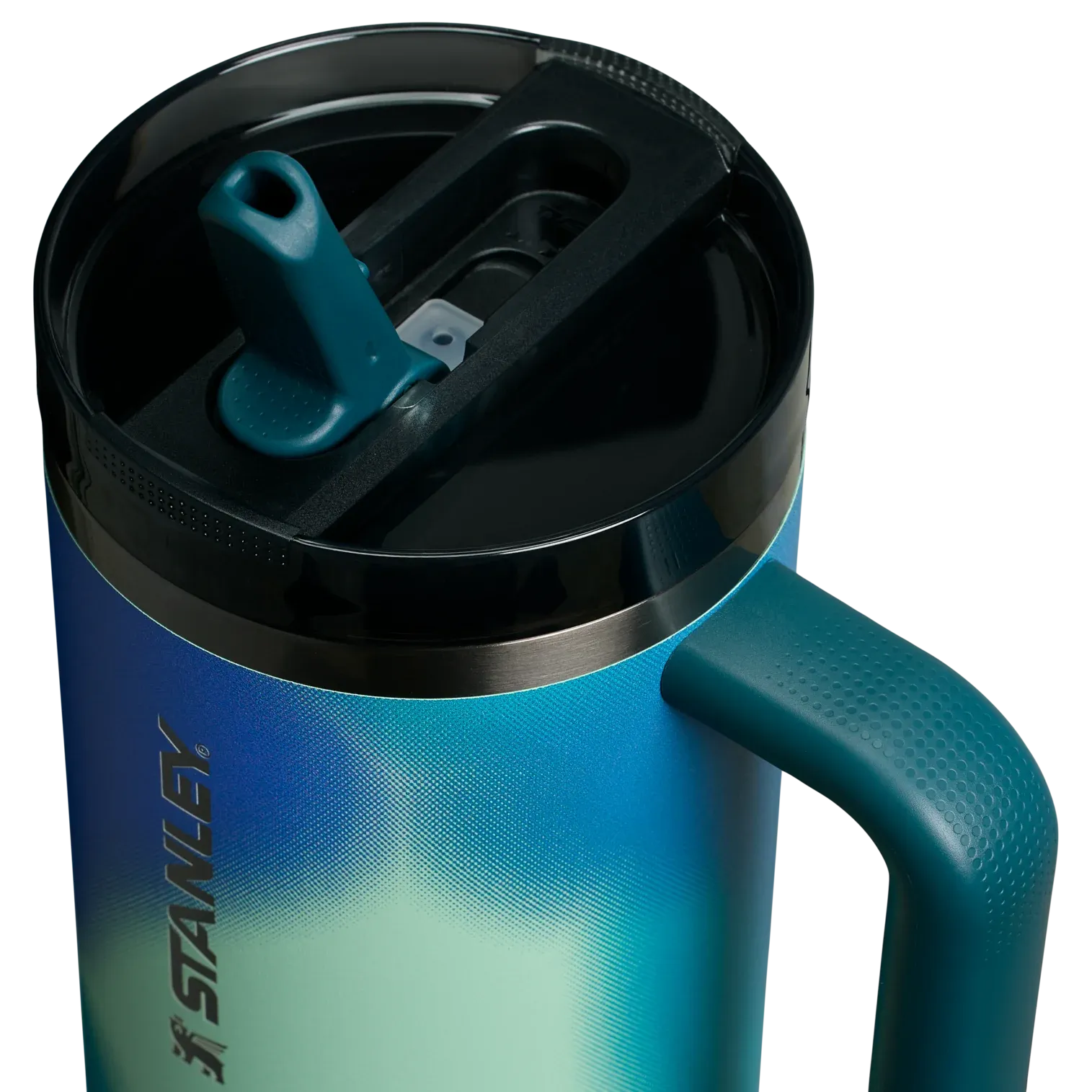 Stanley The New Frequency Quencher ProTour Flip Straw Tumbler | 40 OZ Coastal Teal Motion