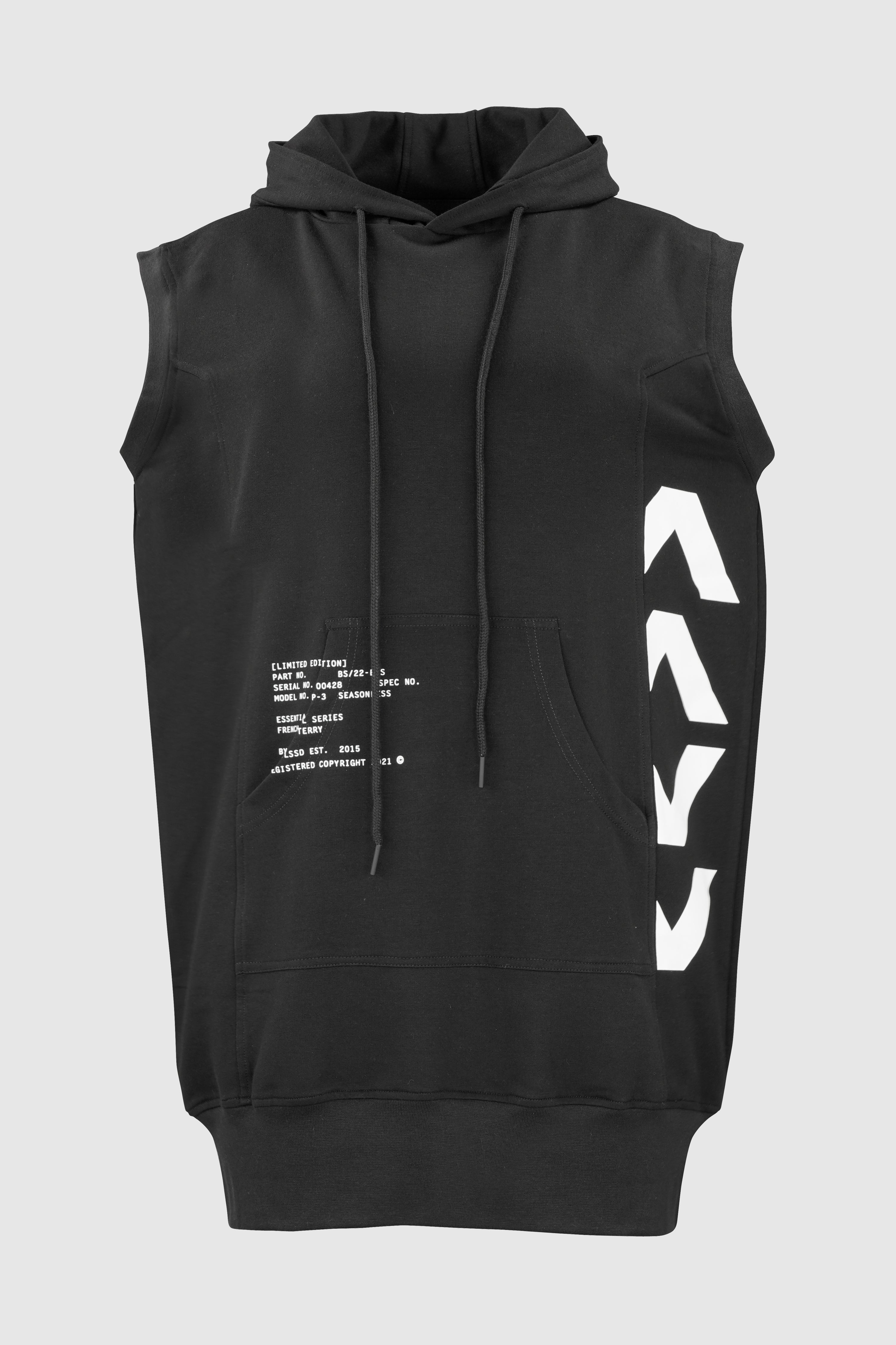 ARROWS SLEEVELESS HOODIE