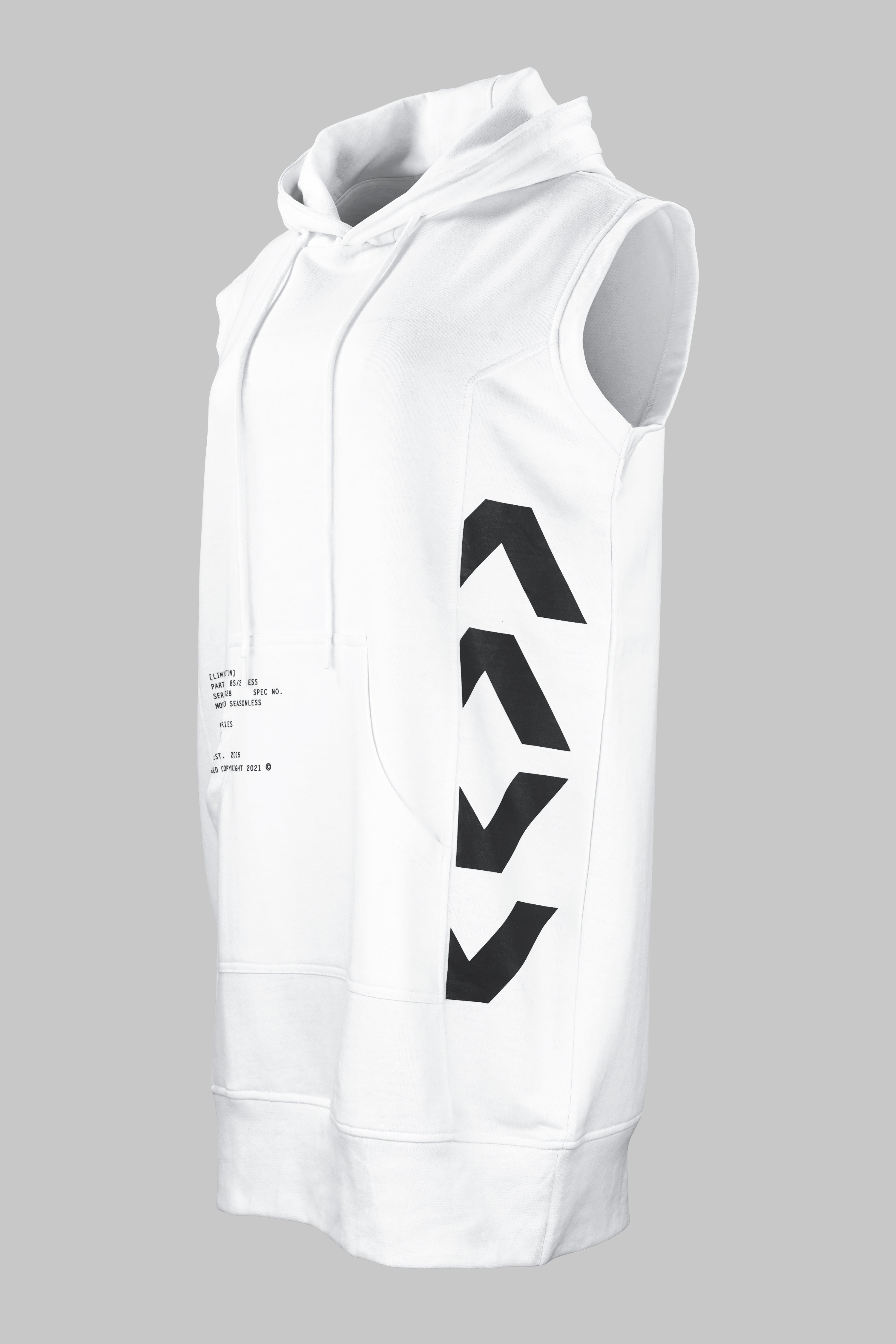 ARROWS SLEEVELESS HOODIE