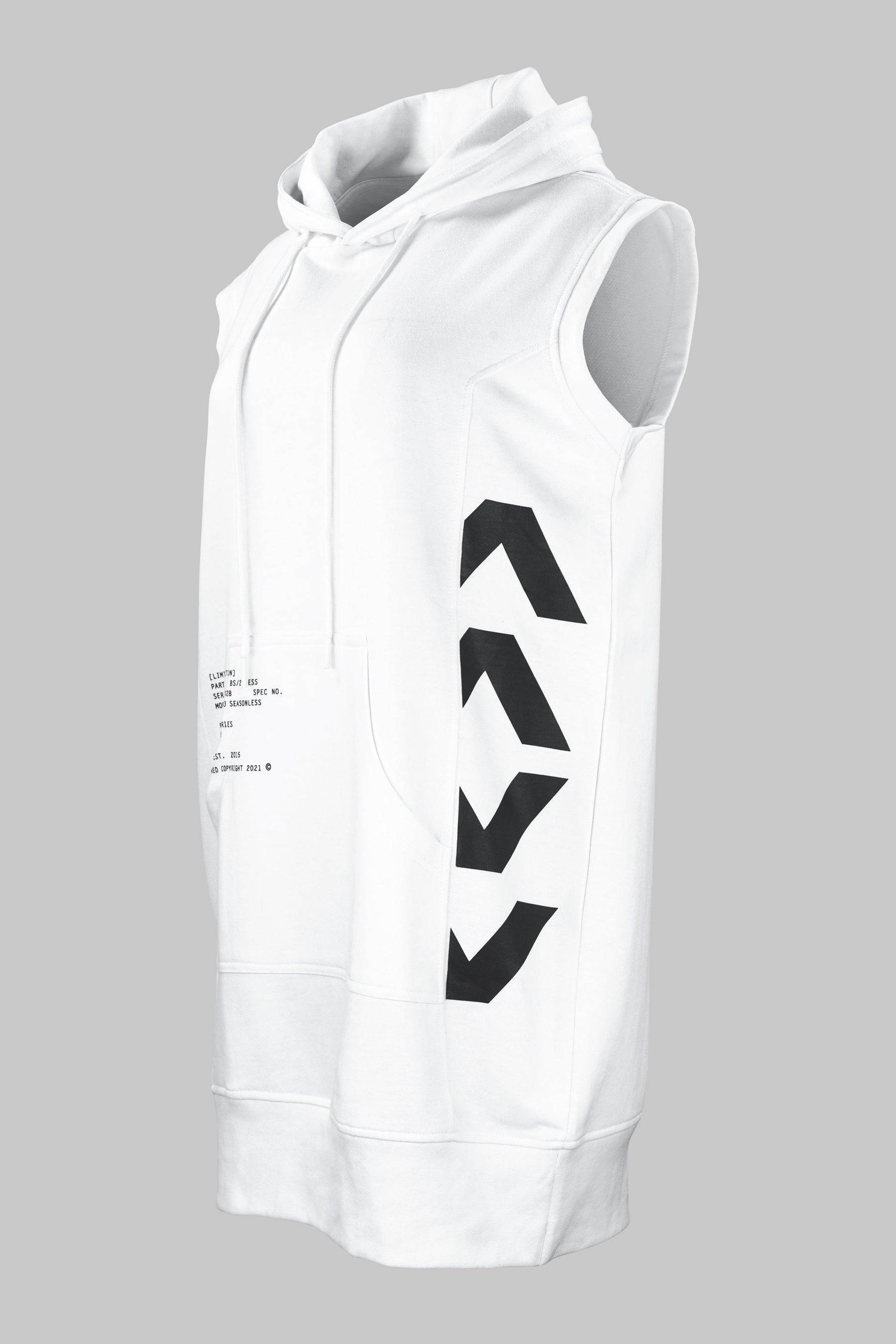 ARROWS SLEEVELESS HOODIE