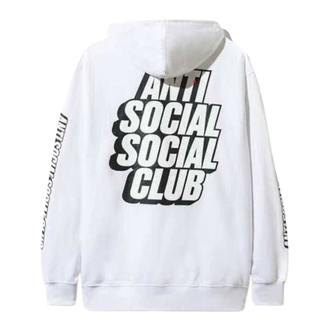 ASSC ASSC Hoodie Blocked Logo White