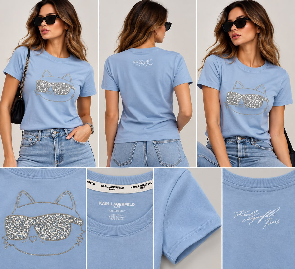 Karl Lagerfeld Paris Choupette Sunglass Tee