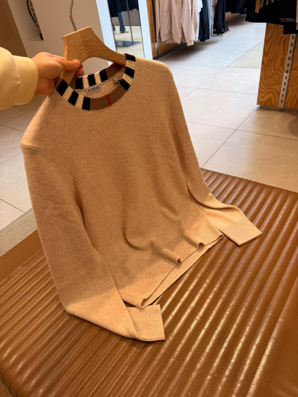 Burberry "Noland" Knitted Wool/Cashmere Jumper
