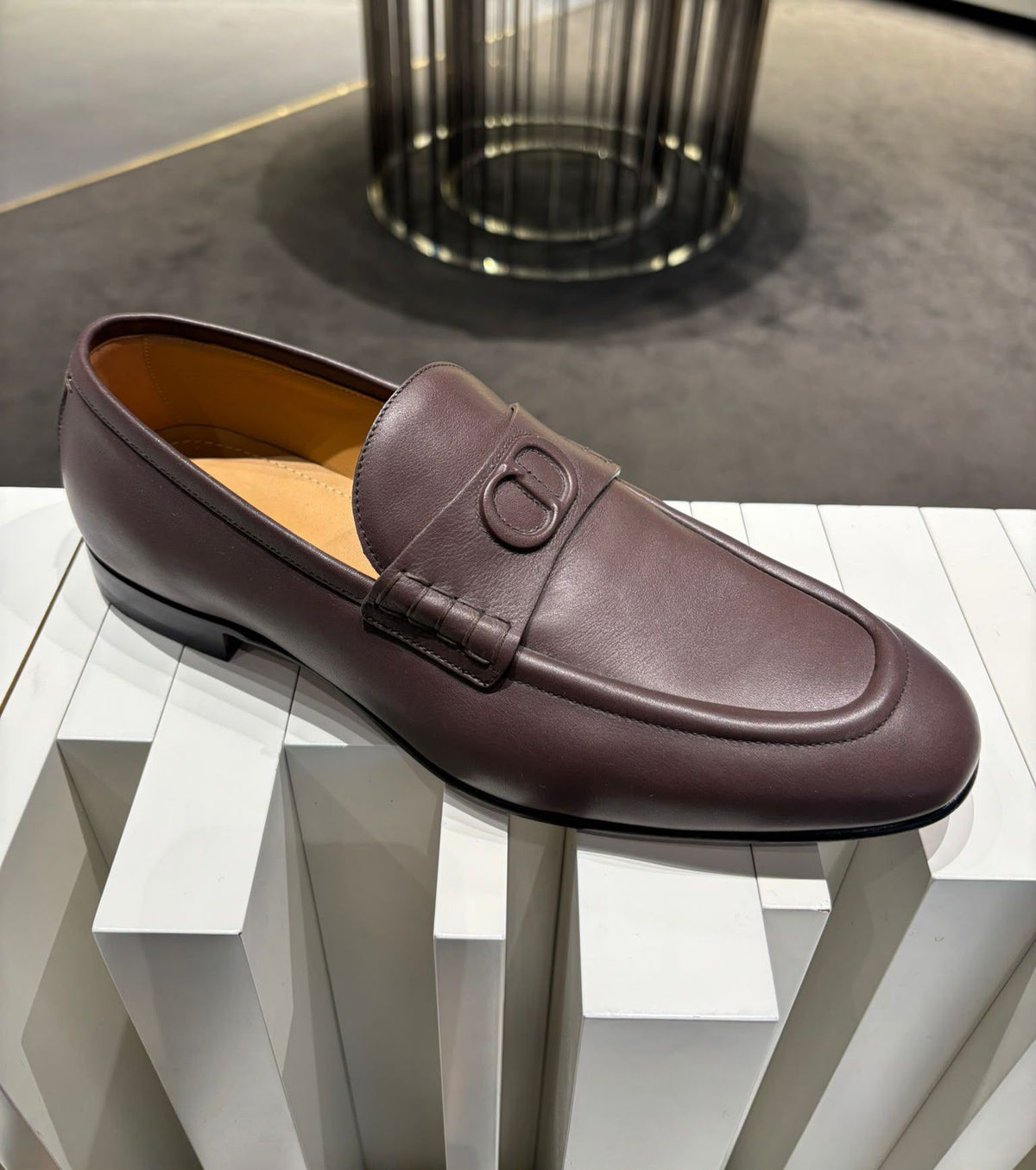 Dior Homme logo loafers