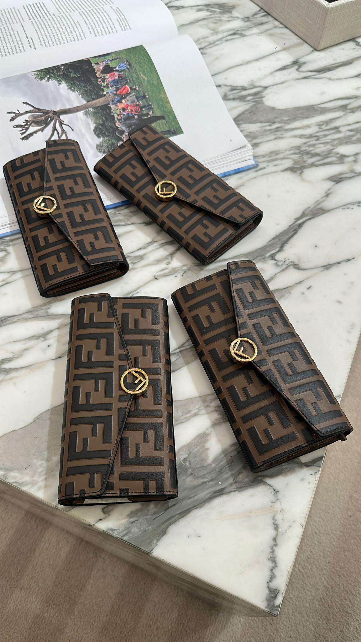 Fendi Brown leather wallet