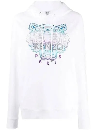 Kenzo Tiger Hoodie Holiday White