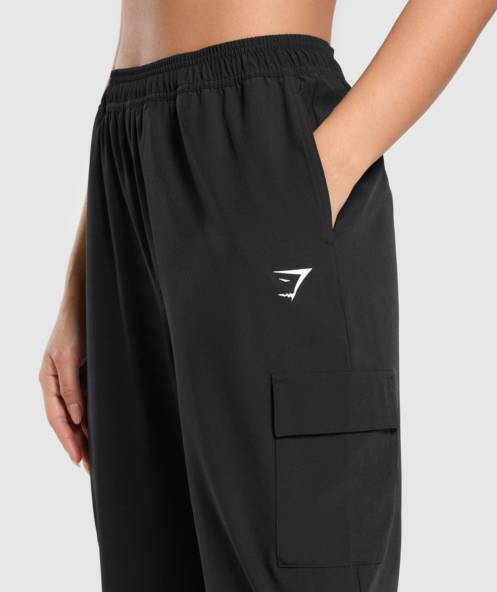 Gymshark Woven Cargo Pant - Black