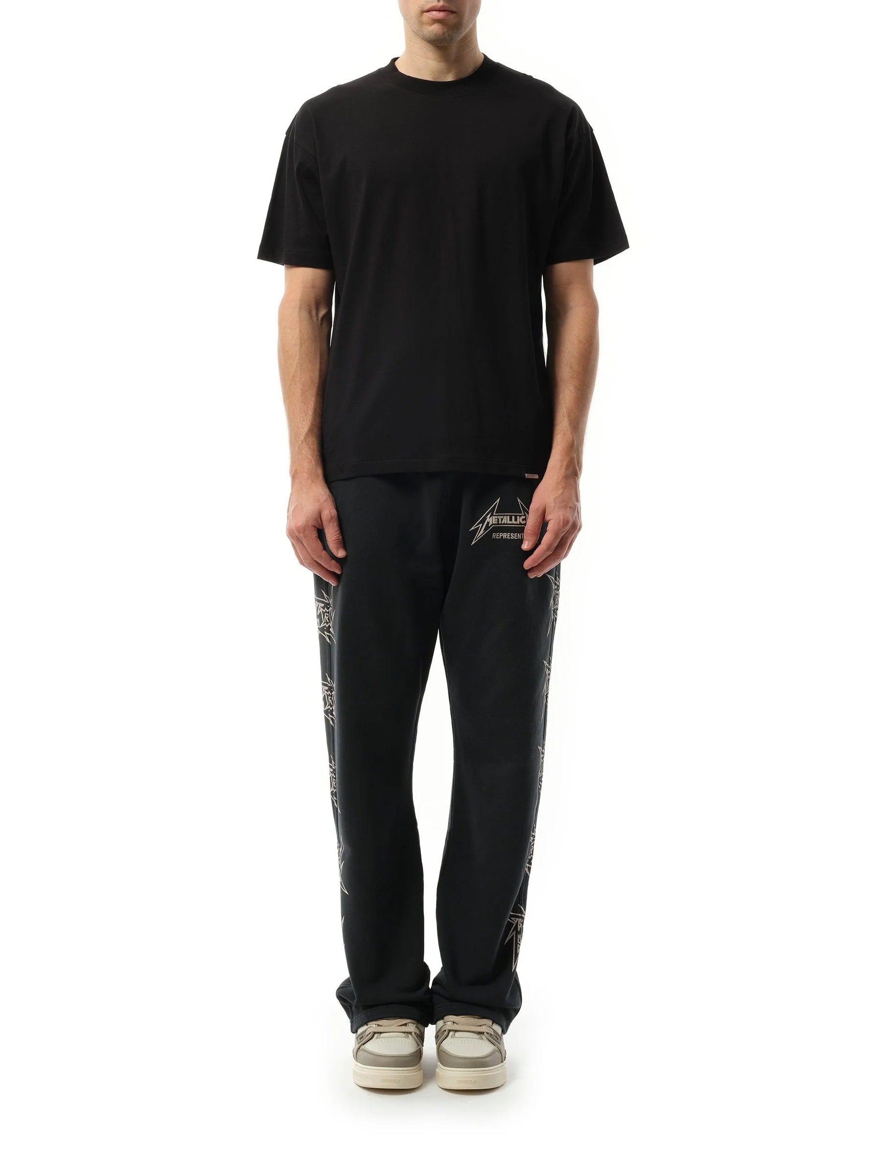 Initial Oversized T-Shirt in Black