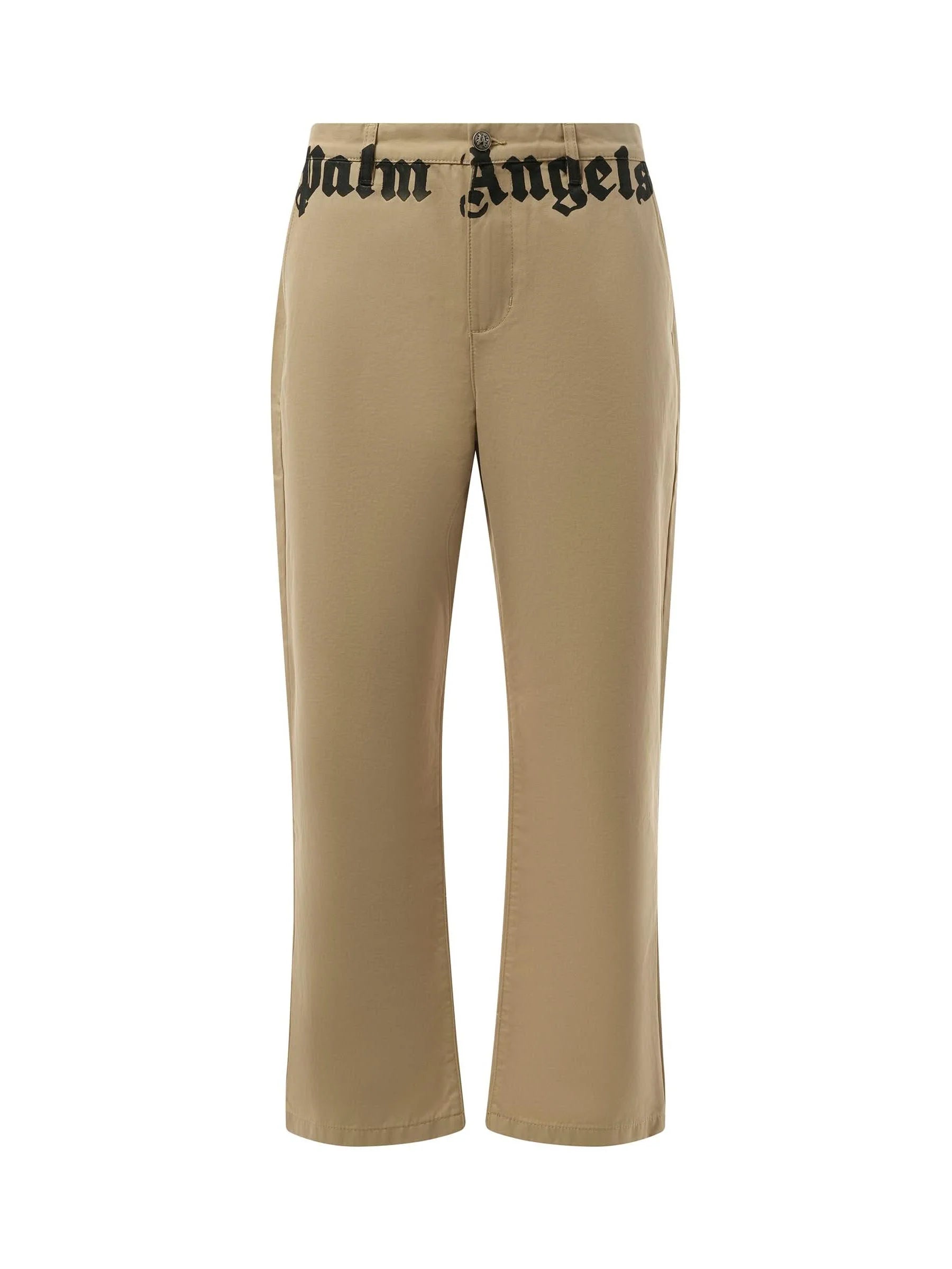 Classic Logo Chino Pants in Hazelnut/Off White