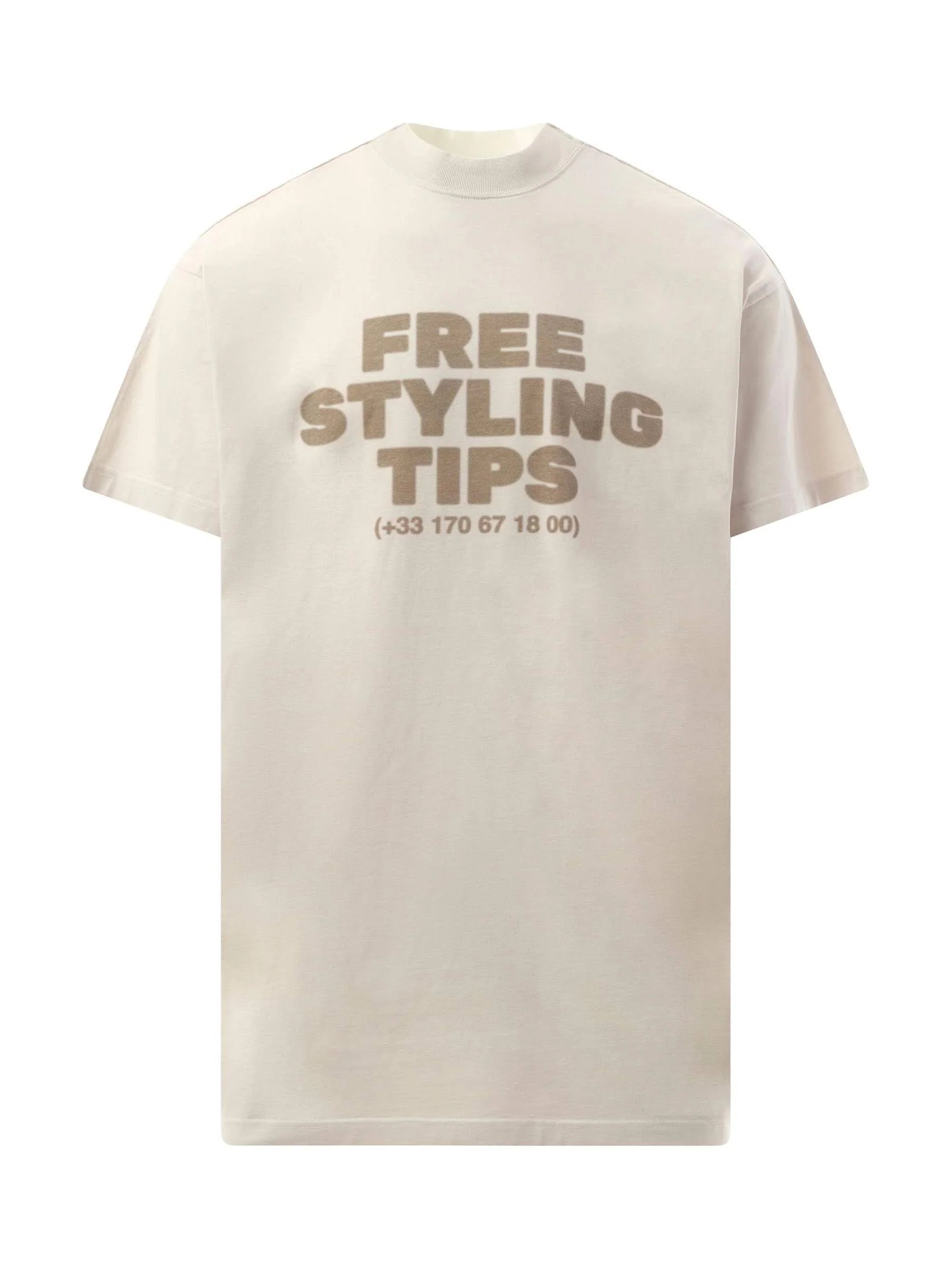 Hotline Double Front T-Shirt in White