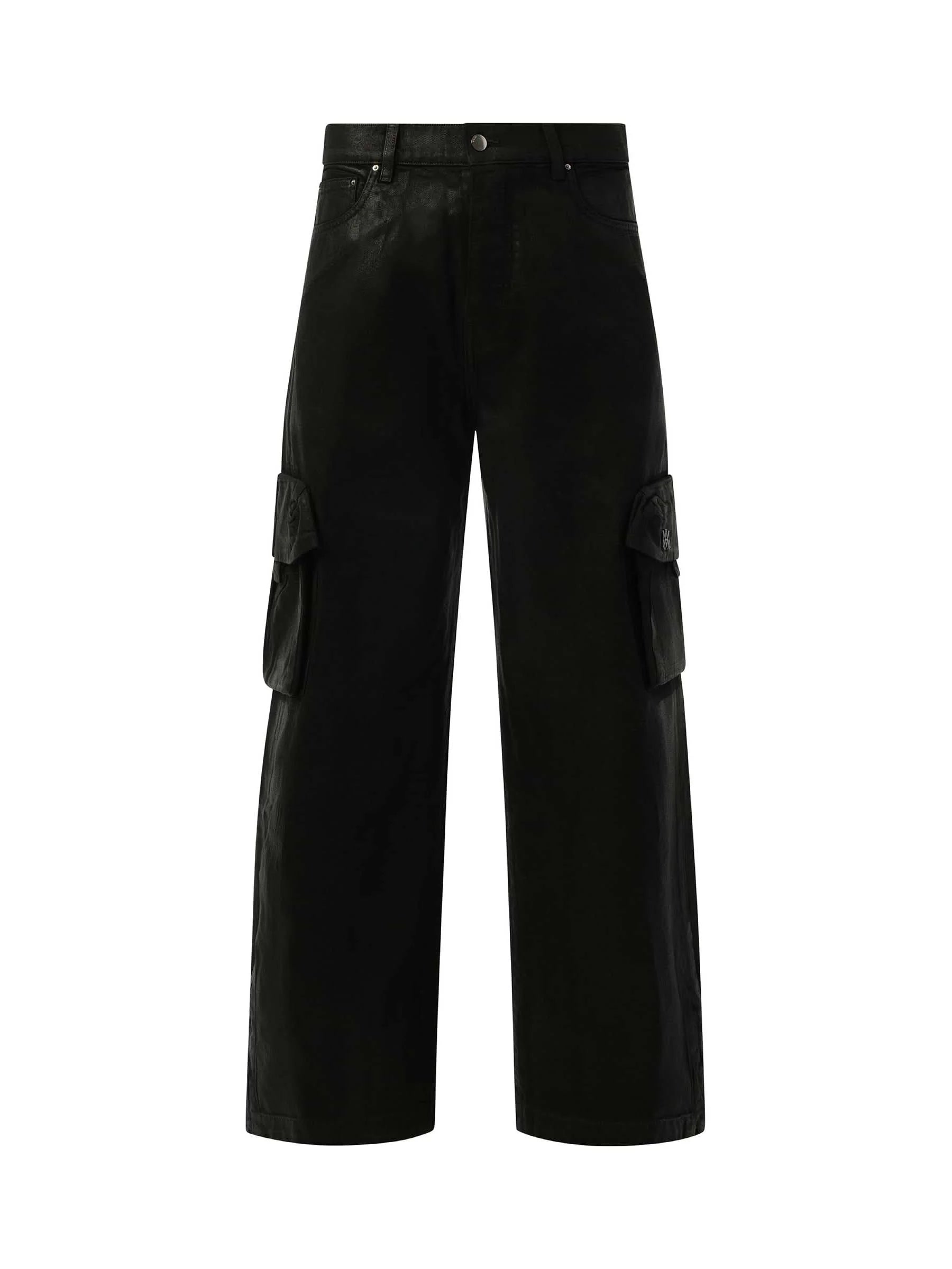Wax M65 Baggy Cargo Pants in Black OD