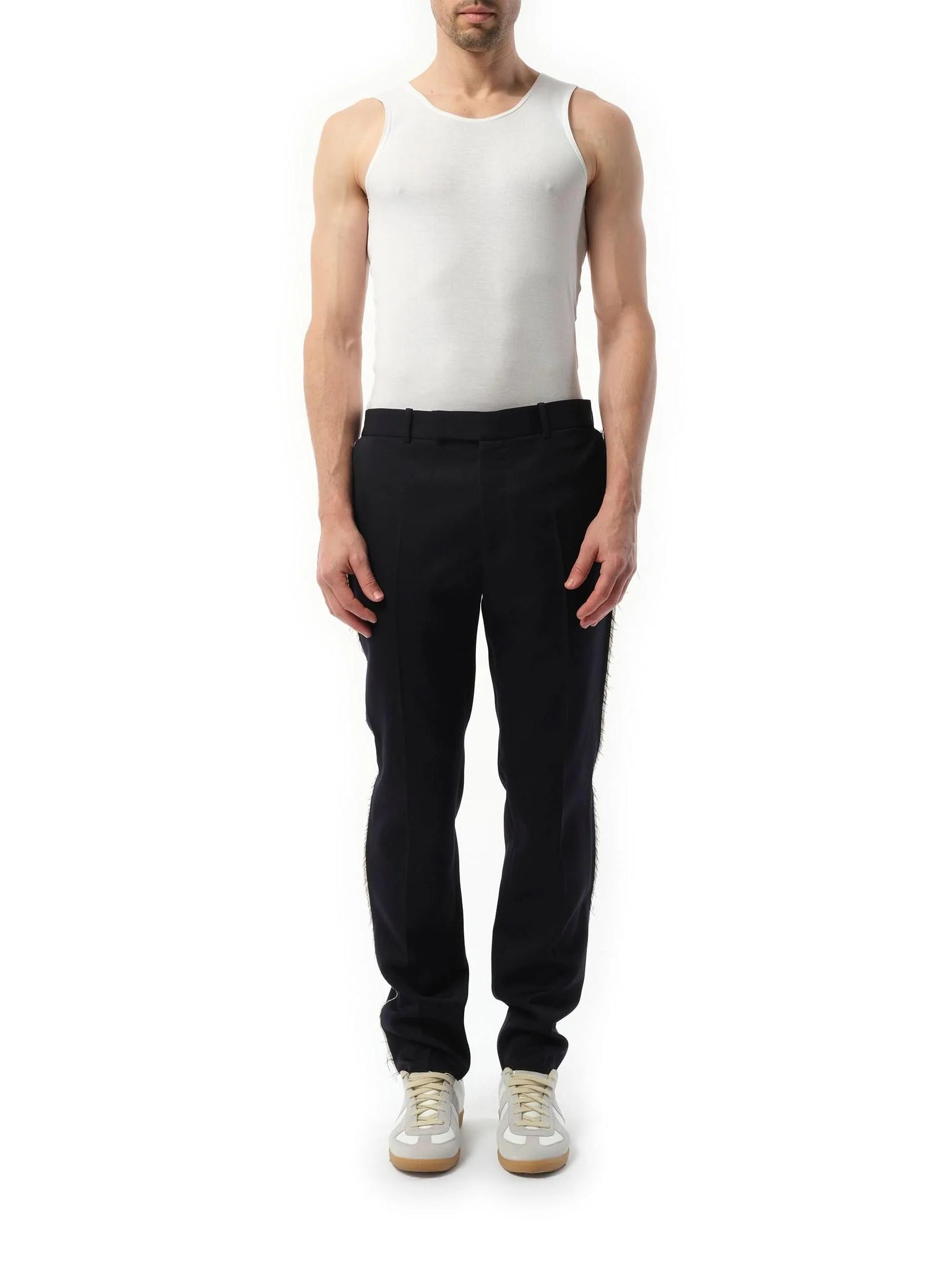 Slim Cut Pants in Navy