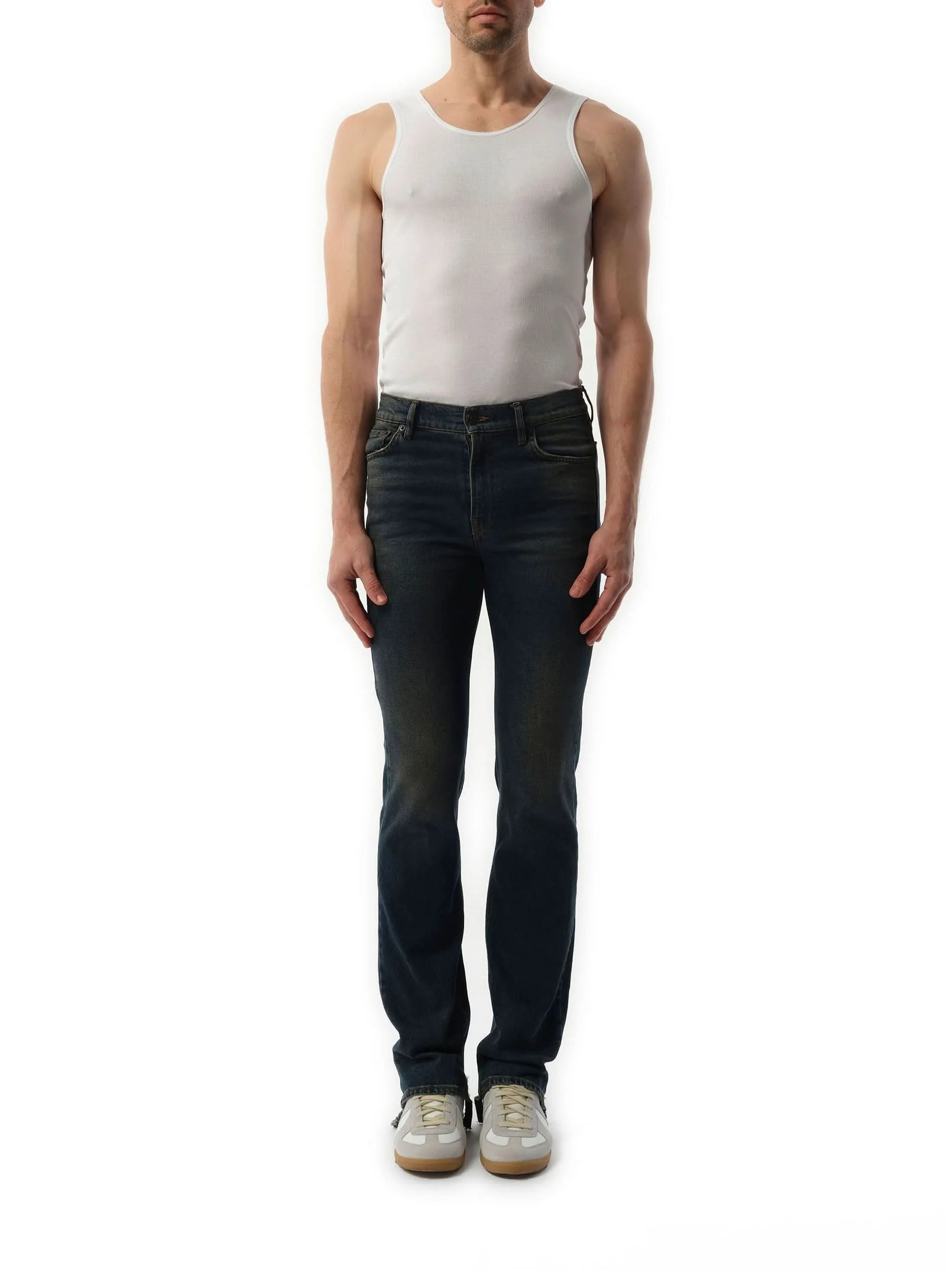 Fitted 5 Pocket Jeans in Indigo