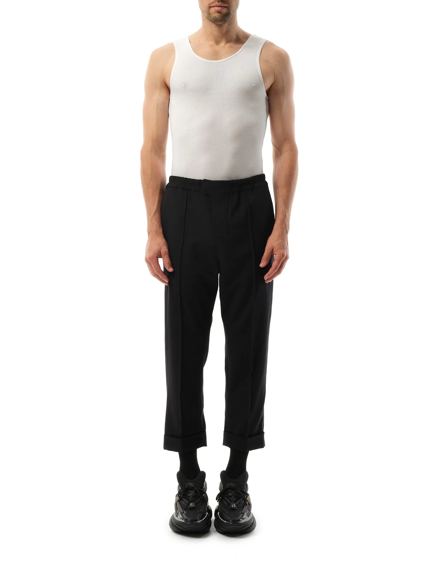 Tailored GDP Slouch Pants in Black