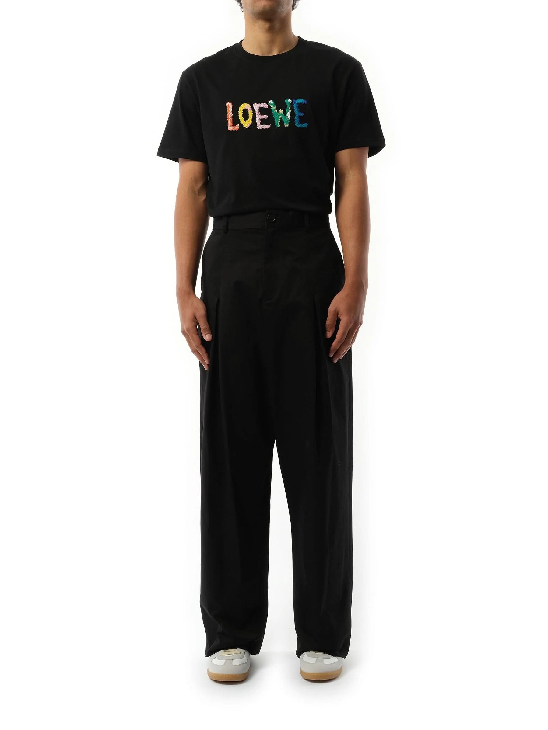 Low Crotch Trouser in Black