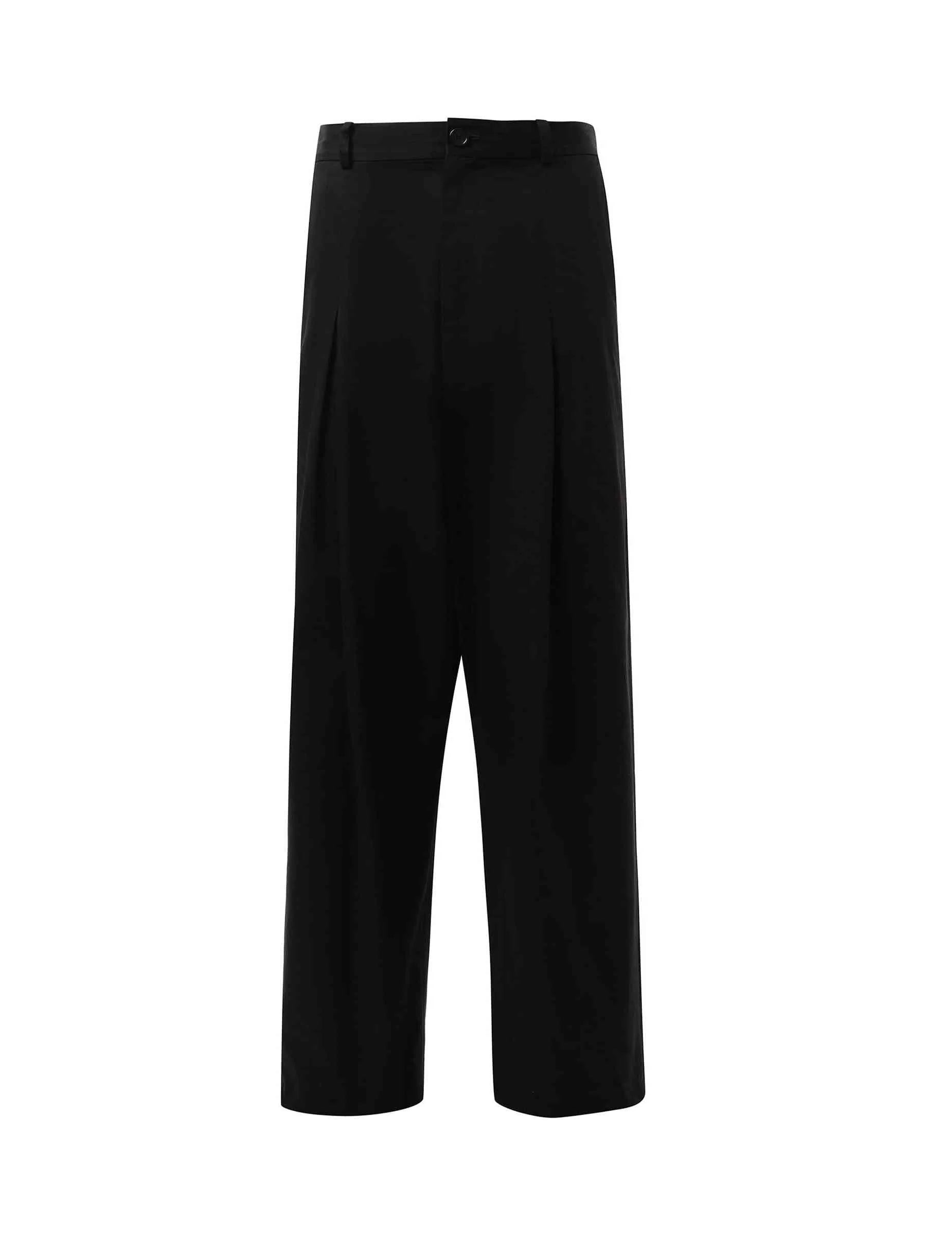 Low Crotch Trouser in Black
