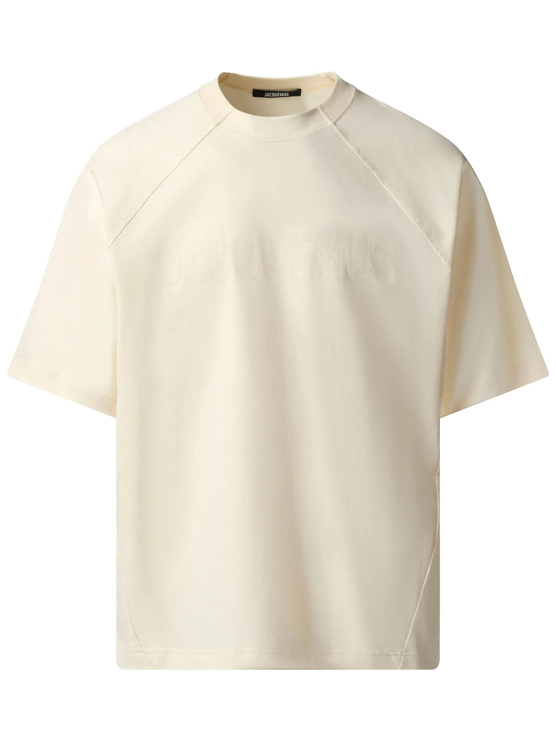 Le T-Shirt Typo in Light Beige