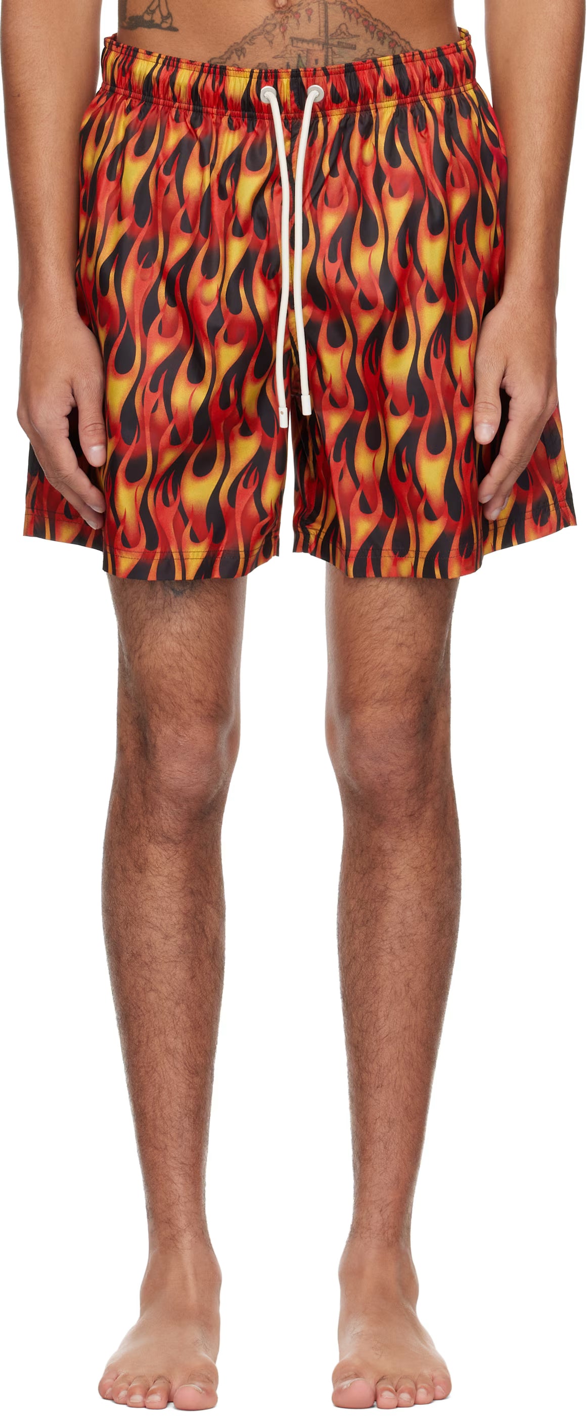 Red Flames Swim Shorts